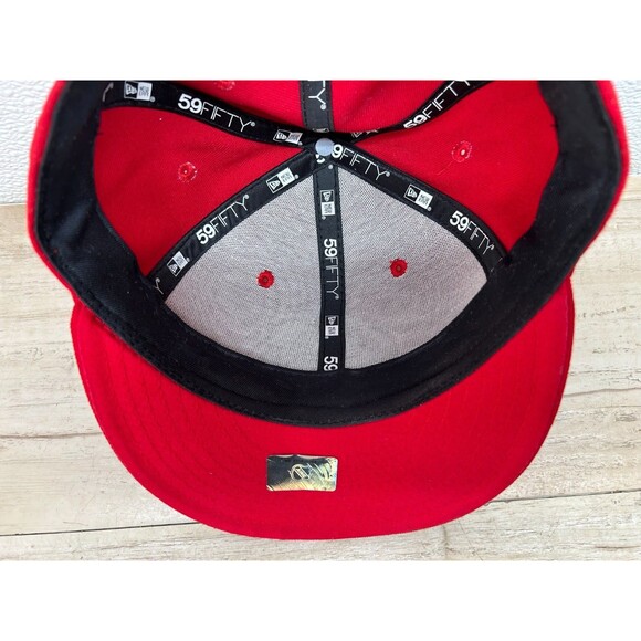 New Era NHL Colorado Avalanche Red Baseball Cap 59Fifty Size: 7 - Picture 5 of 11